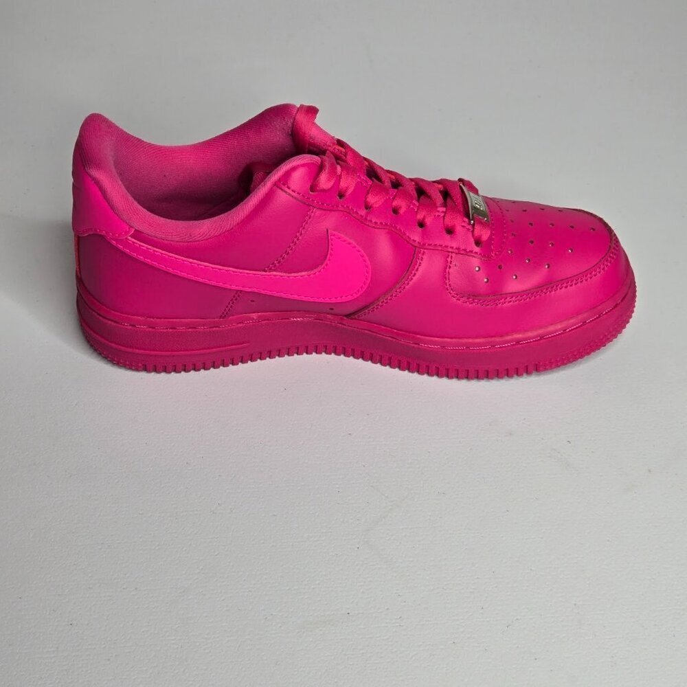 Nike Women Air Force 1 Low Fireberry Bright Pink Sneakers Sz 6.5 DD8959-600 - Picture 2 of 11